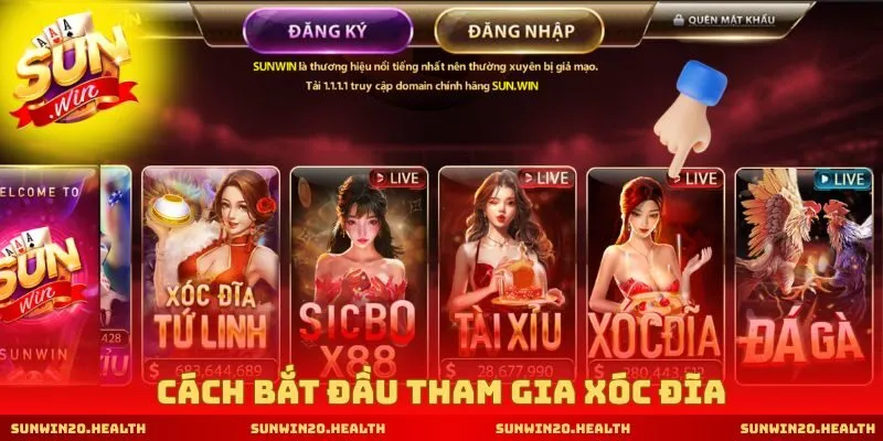 Cách bắt đầu tham gia xóc đĩa 